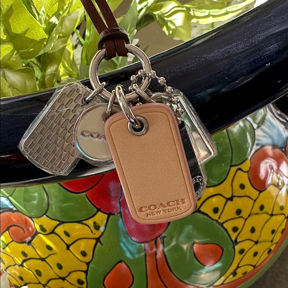Coach Silver and Brown Charm Keychain - Picture 6 of 9